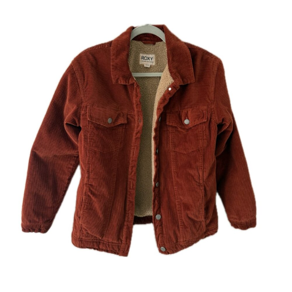 Roxy Sherpa Lined Trucker Jacket